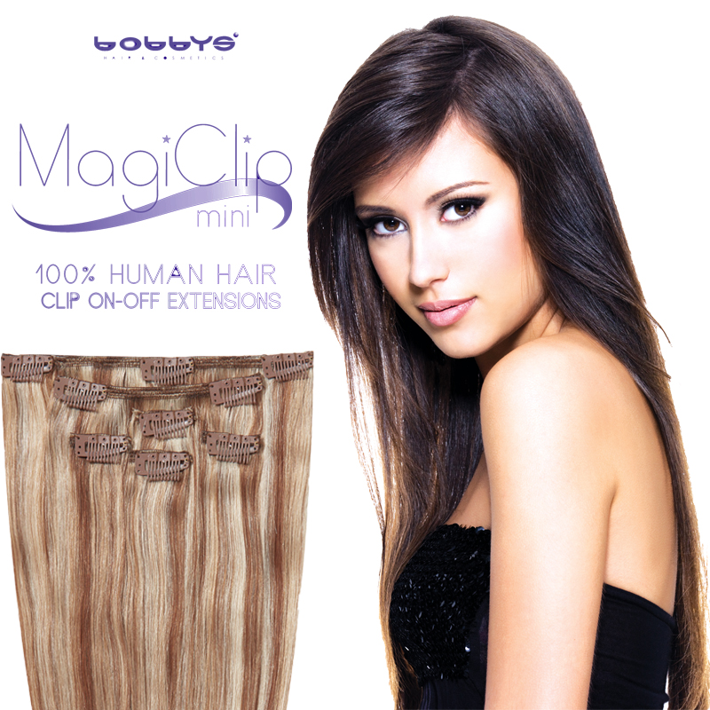 MagiClip MINI Human Hair Clip-On Off Extensions 50cm
