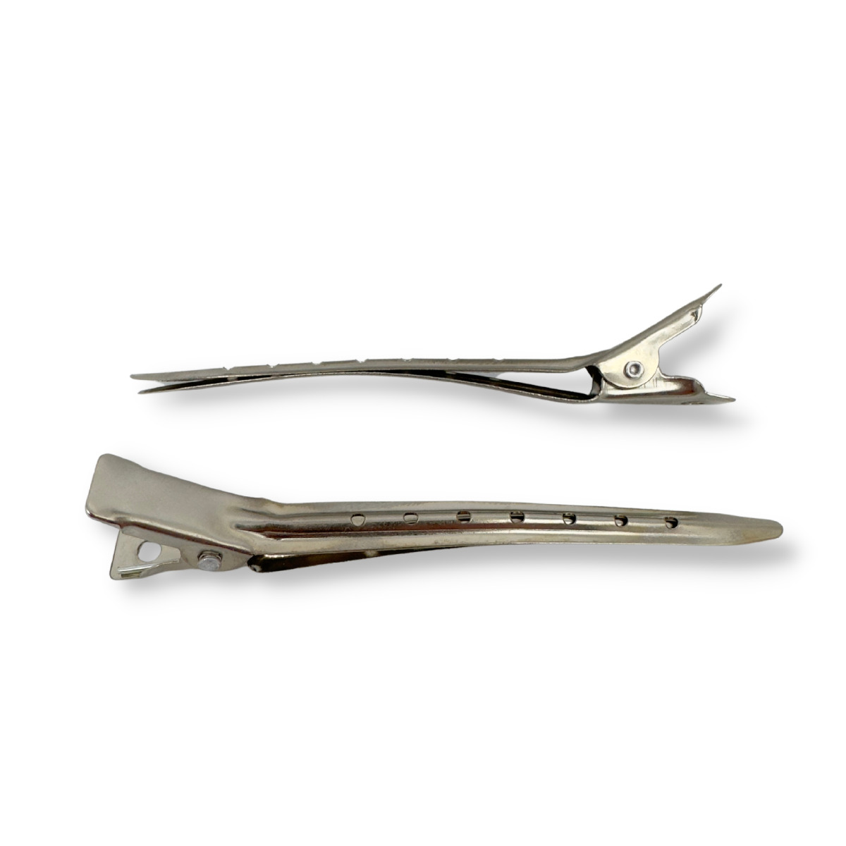 Duck Bill Clips, 12pk, 8.5cm - STEEL