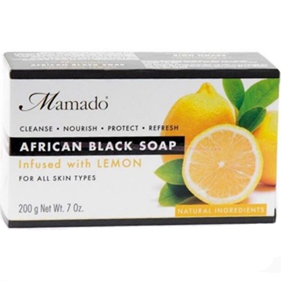 African Black Soap Lemon, 200 g