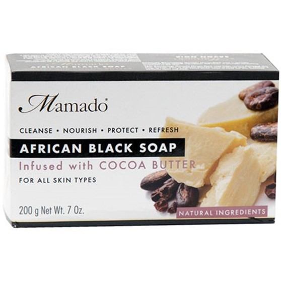 African Black Soap Cocoa Butter, 200 g