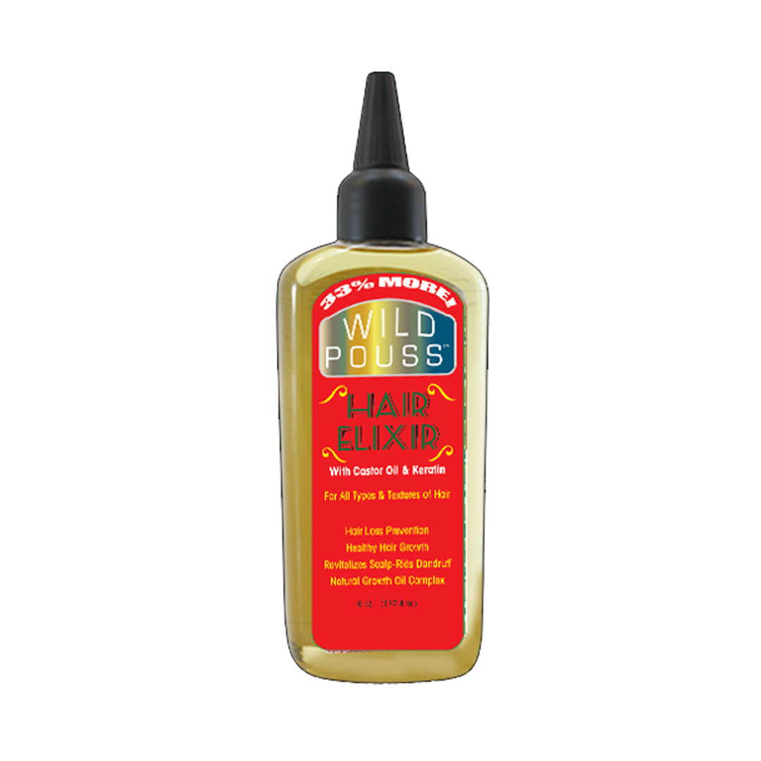 Hair Elixir with Castor Oil & Keratin, 177 ml