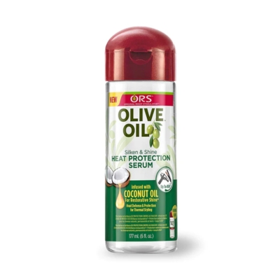 Olive Oil Silken & Shine Heat Protection Serum, 177 ml