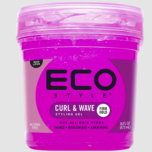 Eco Style Curl & Wave Firm Hold Styling Gel, 473ml