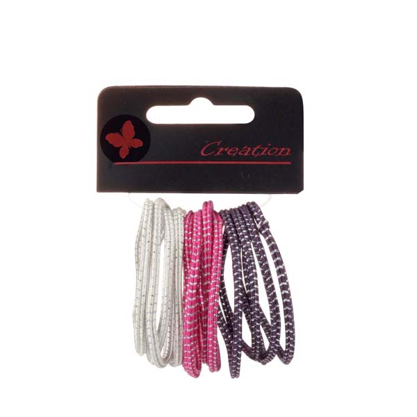 Elastic Band Round, no metal clip 12 stk