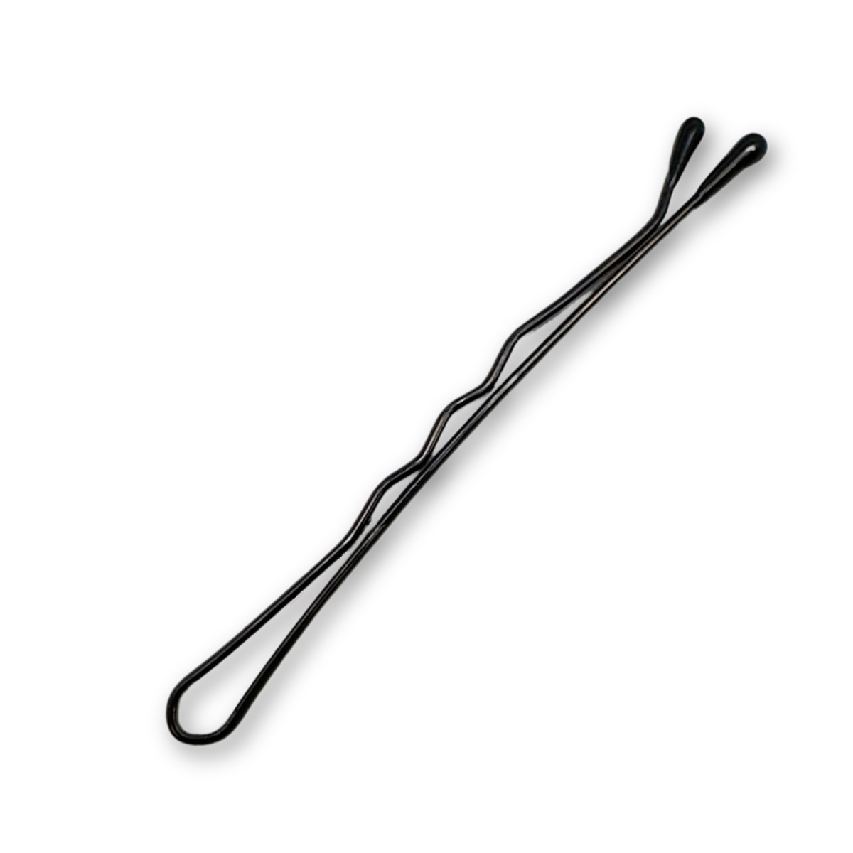 Bobby Pins Crimped 5cm 20pk, Black