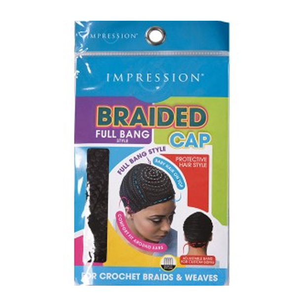 Braided Full bang Style Cap