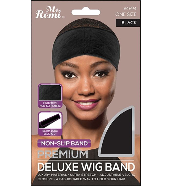Premium Deluxe Wig Band Black