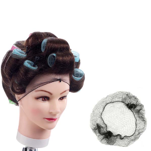 Fine Mesh Hair Net, Black 3pk