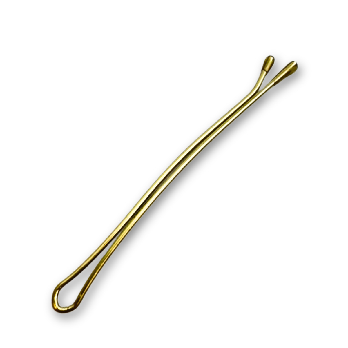 Bobby Pins Smooth 5cm 20pk, Brass