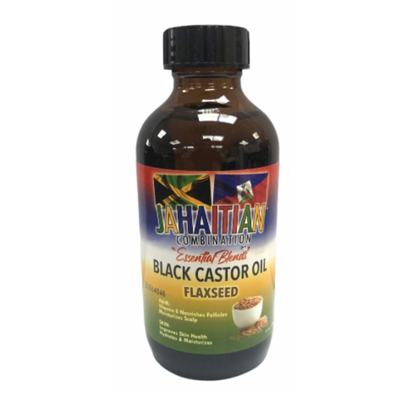 Jahaitian Black Castor Oil Flaxseed, 118ml