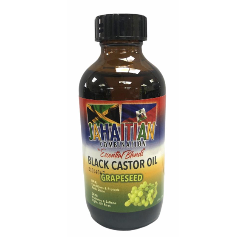 Jahaitian Black Castor Oil Grapeseed, 118ml