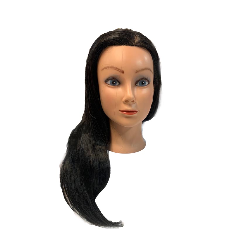Training Head 45/50cm, Farge 4 - 40% human hair / 60% synthetic