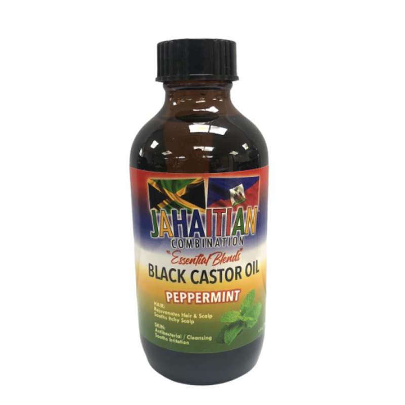 Jahaitian Black Castor Oil Peppermint, 118ml