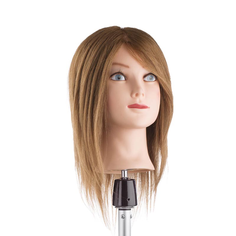 Training Head 30cm, Farge 6 - 100% human hair