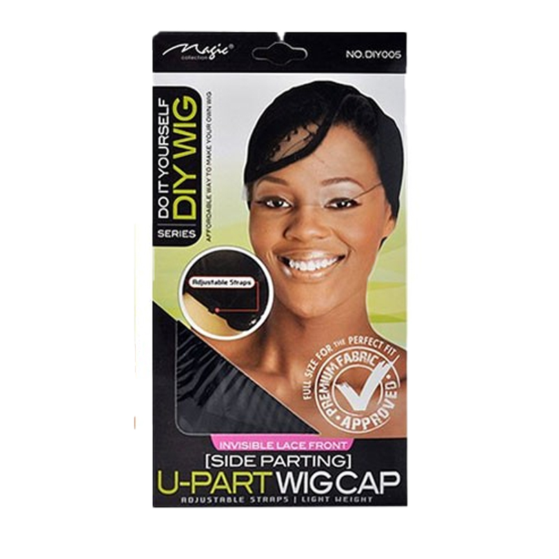 U-Part Wig Cap, Side Parting Invisible Lace Front