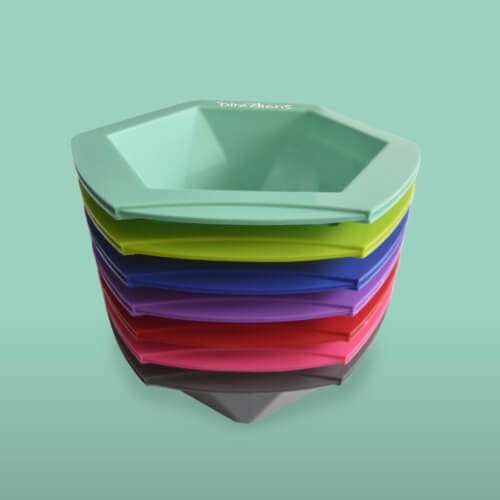 Mixing Bowl Hexagon Assorted Colours