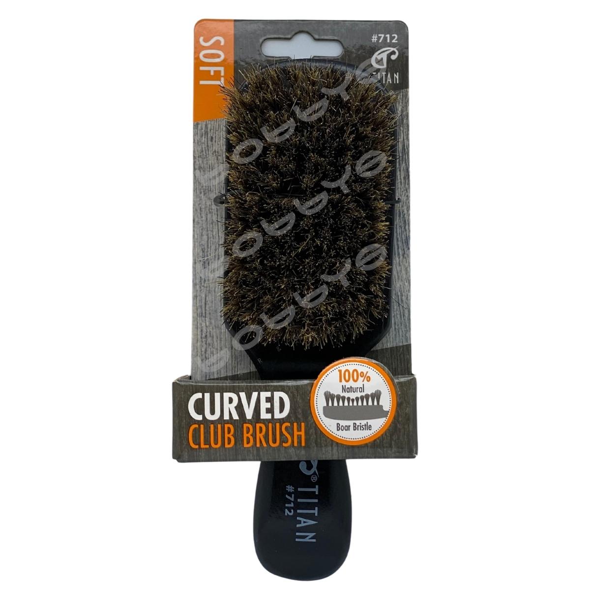 Curved Club Brush w/ Natural Boar Bristle SOFT