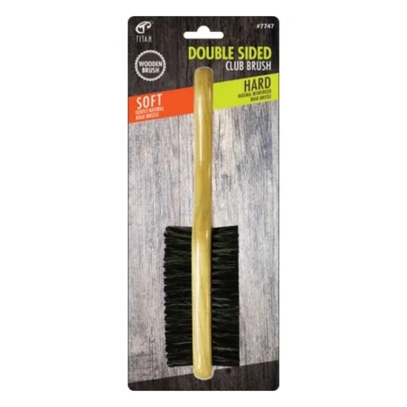 Double Sided Club Brush, Hard/Soft
