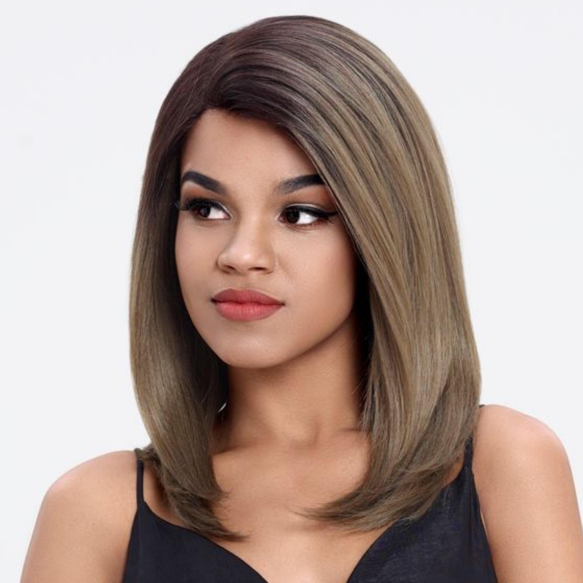 Leanne SP Lace Parting Wig Mix Hair
