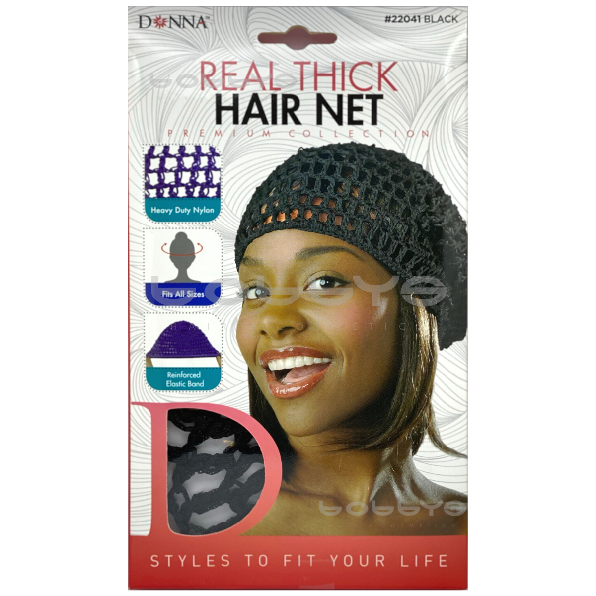 Real Thick Hair Net Black