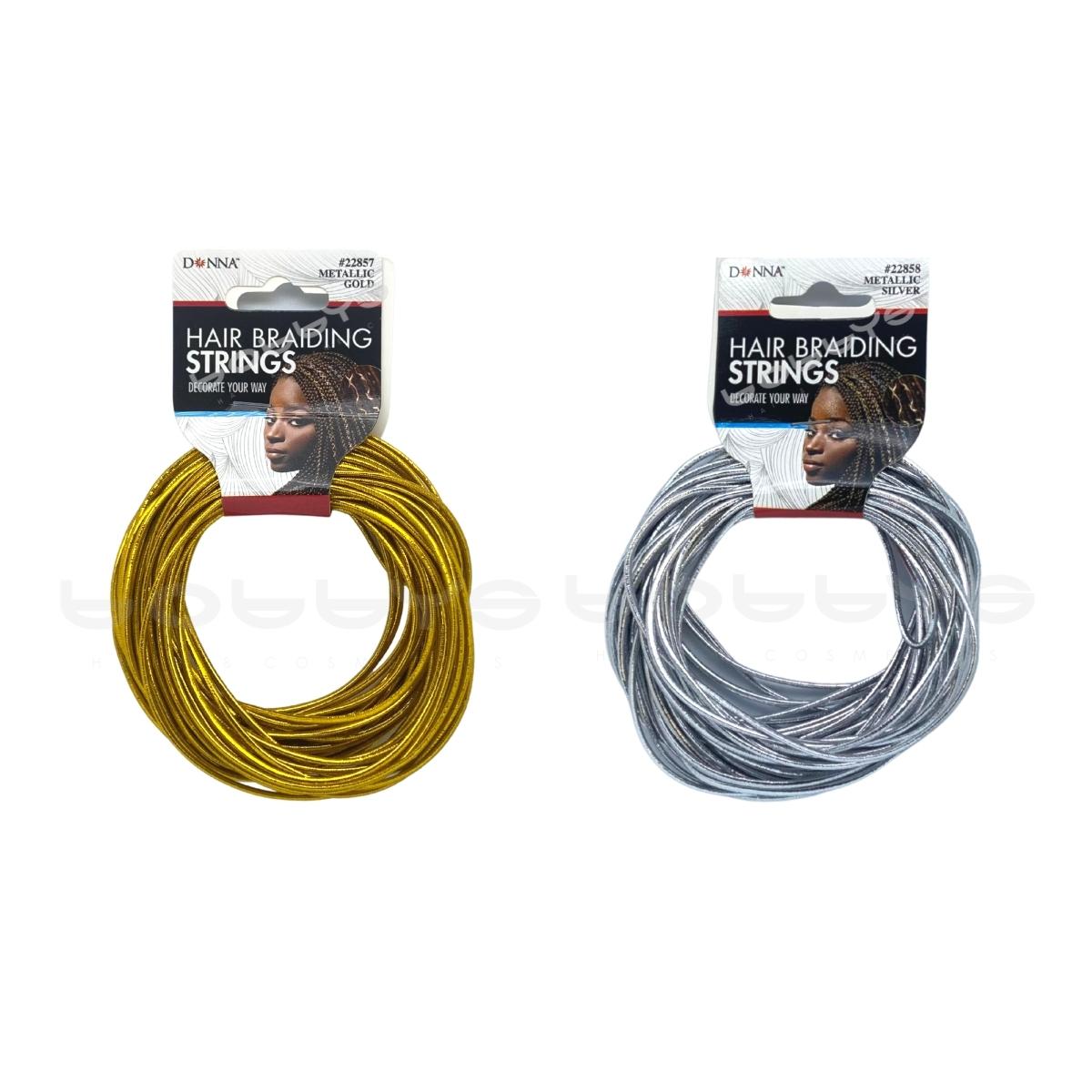 Hair Braiding Strings Metallic Stretchable