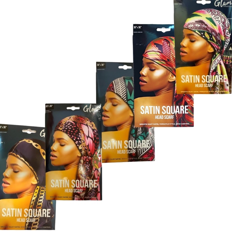 Satin Square Head Scarf-0