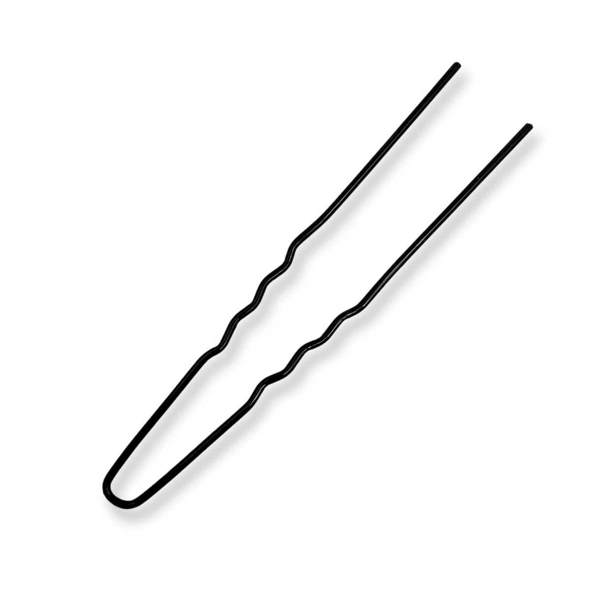 Hair Pins Crimped 7,5cm, 15pk, BLACK