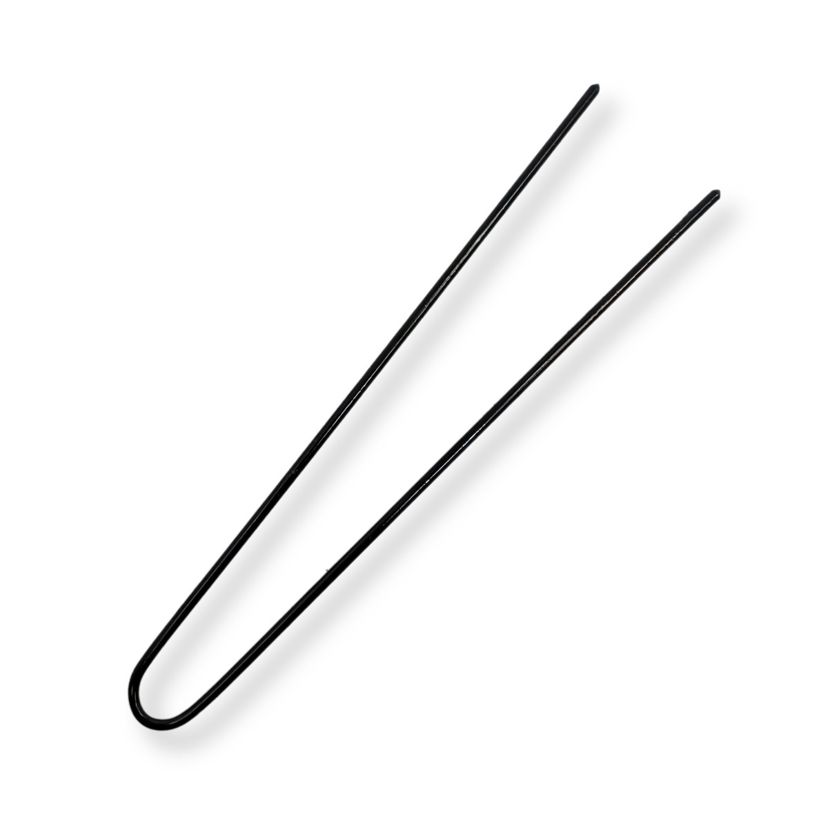 Hair Pins Smooth 7.5cm 15pk, BLACK