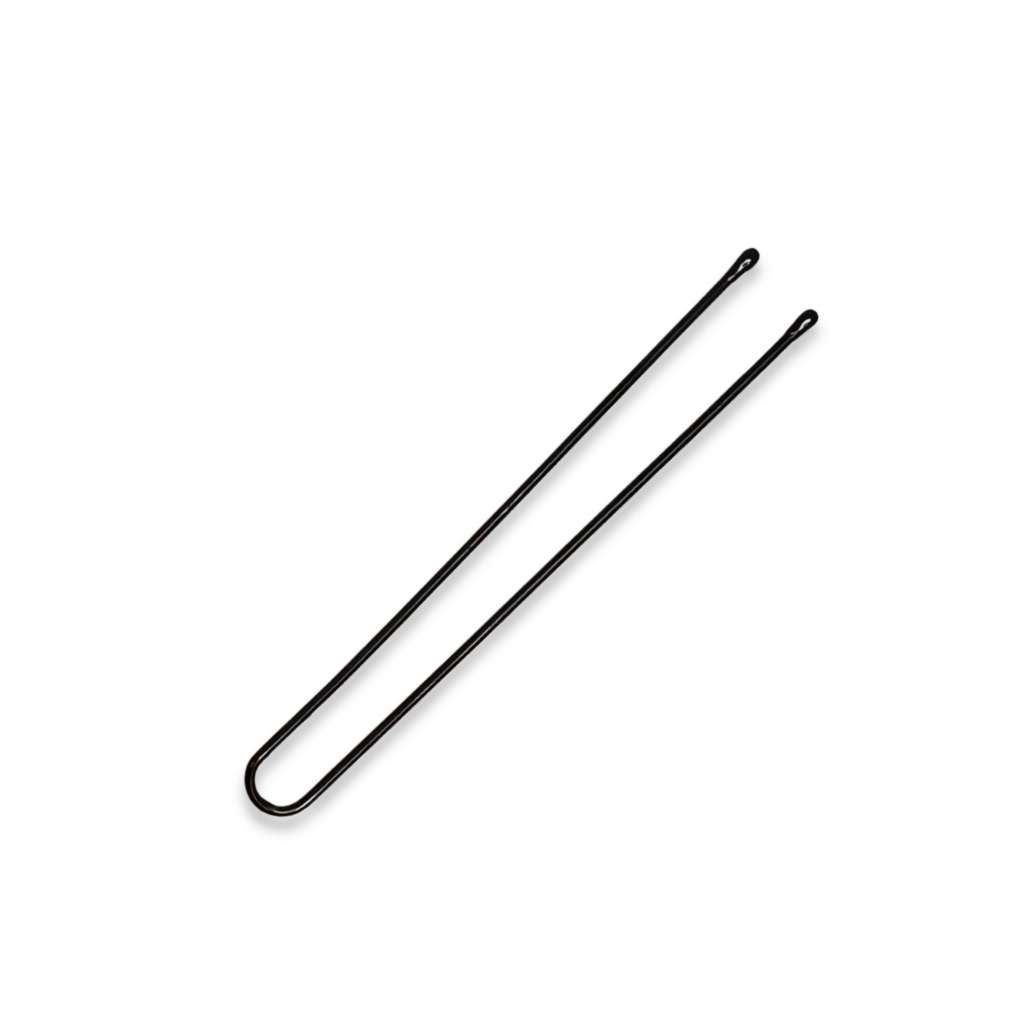 Hair Pins Smooth 5.6cm 20pk, BLACK