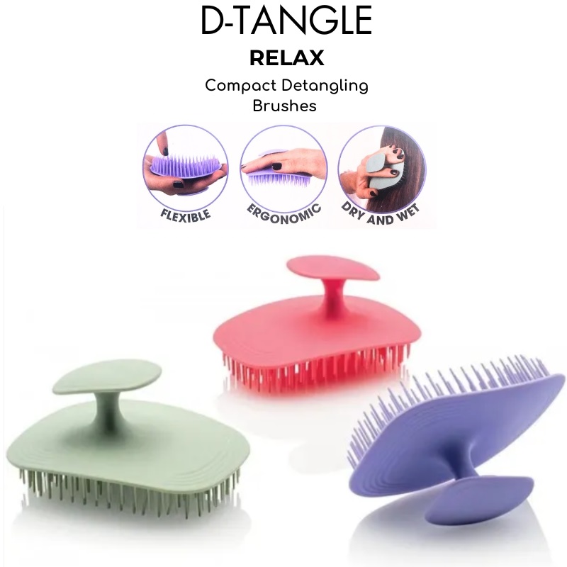 D-Tangle Relax Compact Detangling Brush
