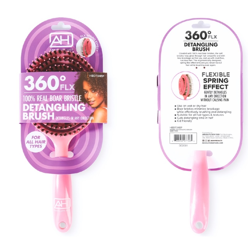 360 FLX Detangling Brush, Pink