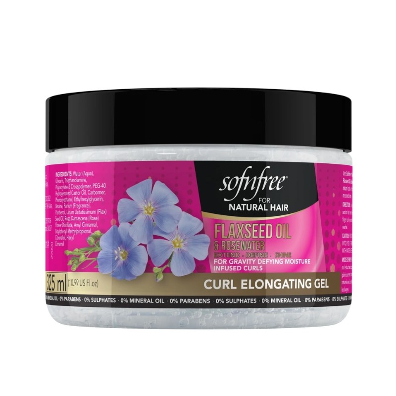 Flaxseed Oil & Rosewater Curl Elongating Gel 325ml