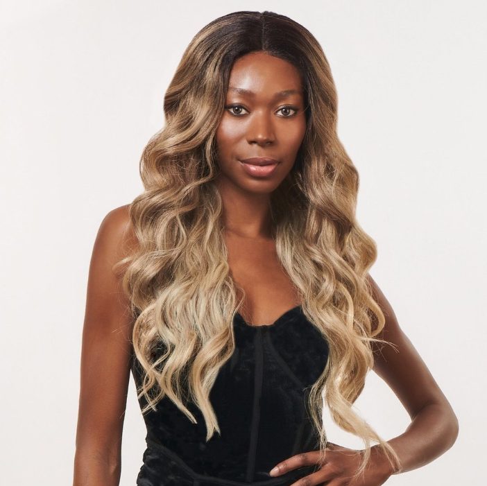 Isabelle SP101 Luxurious Synth. Lace Parting Wig