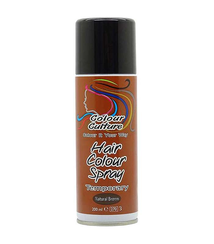 Colour Culture Hair Colour Spray, Nat Brown 200ml