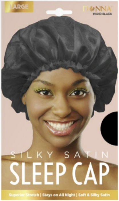 Silky Satin Sleep Cap - Large