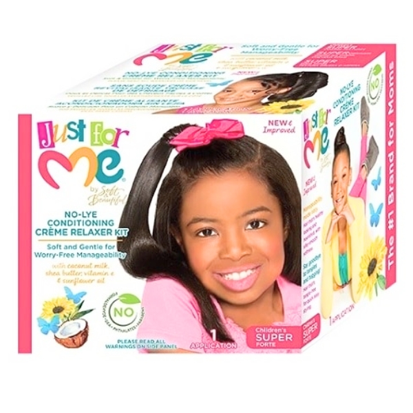 No-Lye Conditioning Creme Relaxer Kit Kids-Super